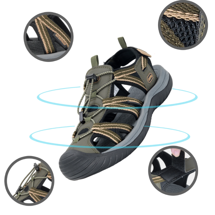 Sandales de Randonnée Homme Bout Fermé