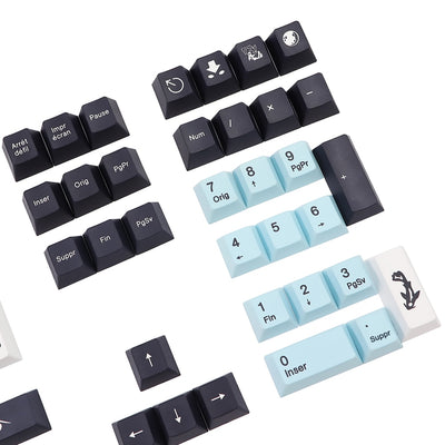Keycaps Azerty Bleu Océan