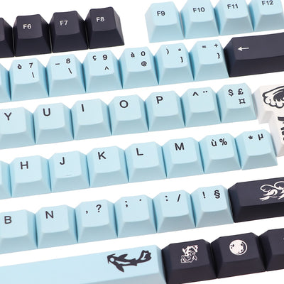 Keycaps Azerty Bleu Océan