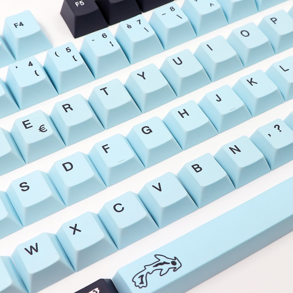 Keycaps Azerty Bleu Océan