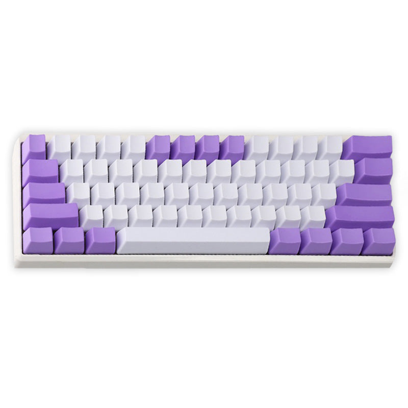 Keycaps White and Purple