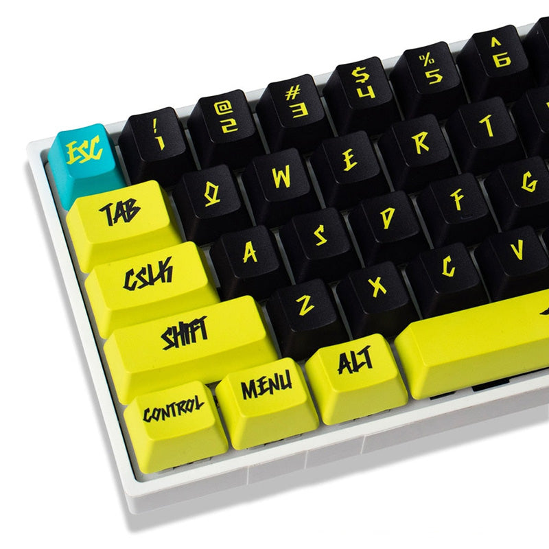 cyberpunk keycaps